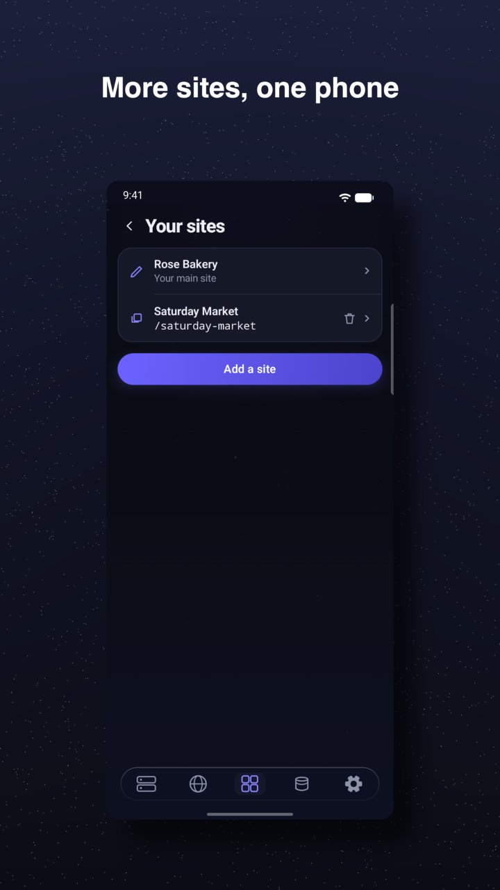 More sites
